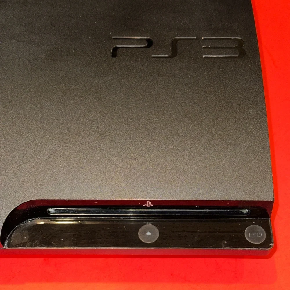 Sony PlayStation 3 160GB PS3 Slim CECH-2501A Black Console Only TESTED Functions